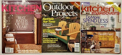 Better Homes & Gardens Home Series Kitchen and Bath Ideas, Outdoor Projects LOT-image