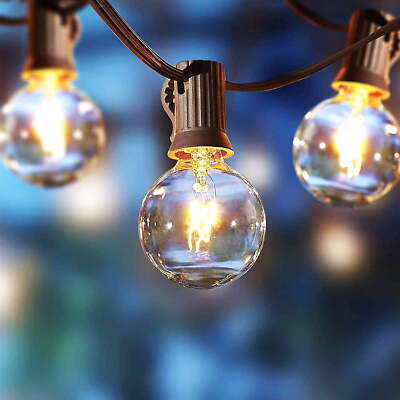 Better Homes & Gardens 20-Count Glass Globe G40 Bulbs Outdoor String Lights-image