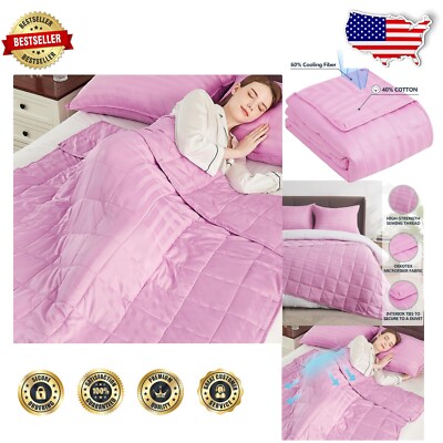 Soft and Cozy 12lb Weighted Blanket - Perfect for Napping, Reading, & More-image