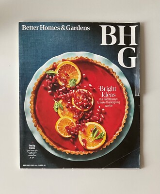 Better Homes & Gardens November 2022 Magazine BHG Vol. 100, number 11 - Thankful-image
