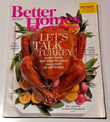 Back Issue of Better Homes & Gardens Magazine, November 2016 – in good condition-image