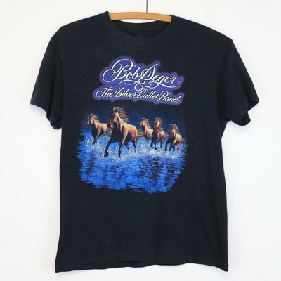 Vintage Against the Wind Bob Seger t shirt, cute clothing shirt, cotton shirt-image