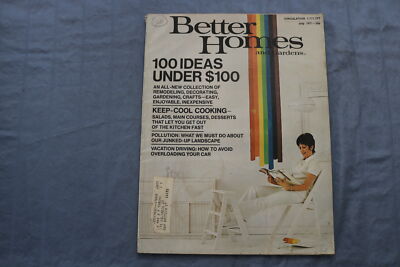 1971 JULY BETTER HOMES AND GARDENS MAGAZINE - 100 IDEAS COVER - E 9704-image