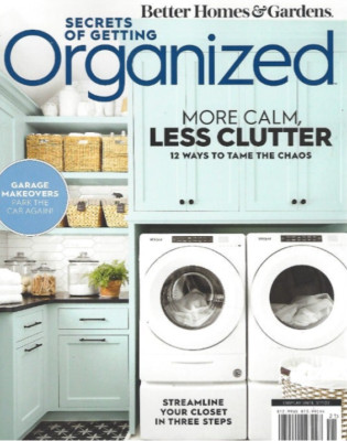 BETTER HOMES & GARDEN MAGAZINE |EARLY SPRING 2022| SECRETS OF GETTING ORGANIZED-image
