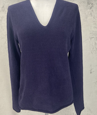 Prana Sweater Womens Knit Blue Stretch cozy soft Comfort-image