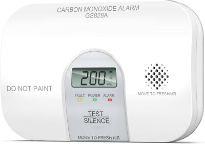 Siterwell Carbon Monoxide Alarm CO Detector LCD Digital Display Sound Warning-image