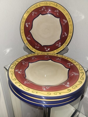 Pier 1 Imports  Hand Painted Vallarta Dinner Plate 11¼