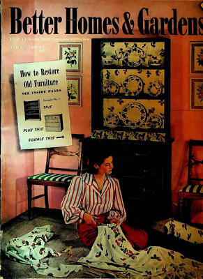 Better Homes & Gardens Magazine January 1943 WWII Food Decoration-image