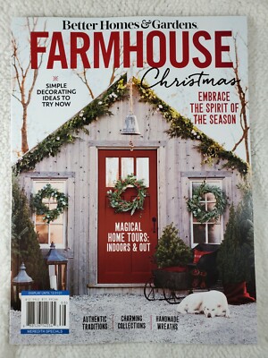Better Homes & Gardens ☆ FARMHOUSE CHRISTMAS ☆ Home Tours ☆  December 2021  -image
