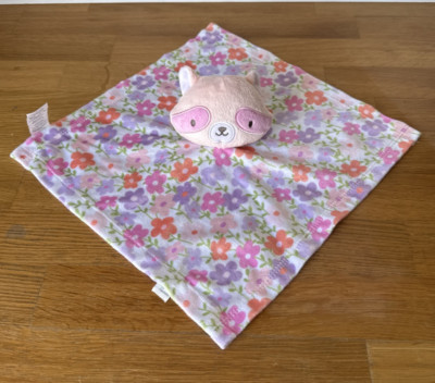 Pink Racoon ITY Cozy Lovey Comforter Security Blanket Baby -image