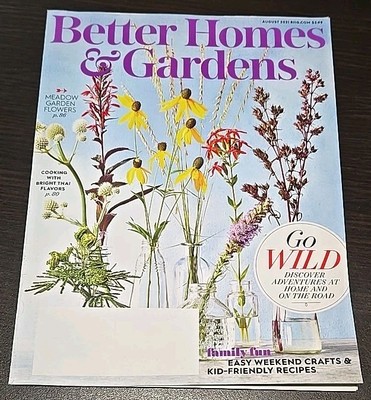 Better Homes & Gardens BHG Magazine August 2021 Go Wild-image