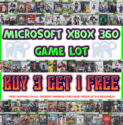 Microsoft Xbox 360 Games Lot 🎮 Buy 3 Get 1 Free 🎮 $10 Minimum Required-image