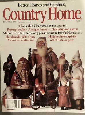 Better Homes and Gardens COUNTRY HOME Magazine Dec 1985 Christmas Holiday Issue-image