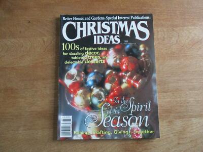 Better Homes and Gardens Christmas Ideas 1998 Baking Crafting Giving-image