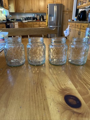 BETTER HOMES and GARDENS Pint MASON JARS 16 Oz No Lids Set Of 4-image