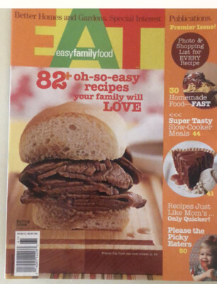 EASY FAMILY FOODS Better Homes & Gardens Special Interest Magazine 2006-image