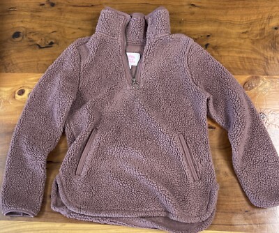 Cozy Sherpa Pullover- Small-image