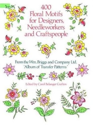 Briggs & Co. 400 Floral Motifs for Designers, Needlework (Paperback) (UK IMPORT)-image
