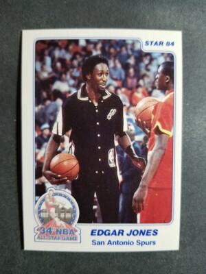 1984 Star Denver Police all star game EDGAR JONES card # 30-image