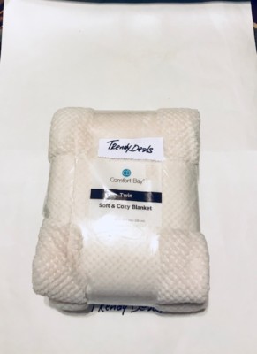 Comfort Bay Twin Soft & Cozy Beige Blanket-image