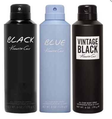 Kenneth Cole All Over Body Spray for Men 6 Oz Choose Scent-image