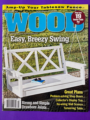 Better Homes Garden WOOD Magazine July 2022 Easy Breezy Swing-image