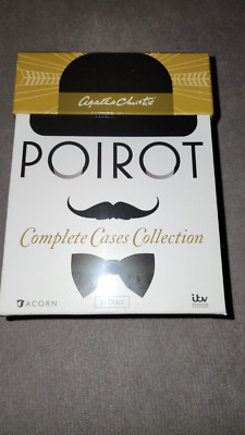 Agatha Christie Poirot: Seasons 1-13 Complete Series  (DVD, 2014, 33-Disc Set)-image