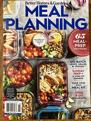 Meal Planning Better Homes & Garden Magazine 2022-image