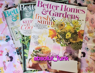 Mixed - Set of 3 - Better Homes & Garden, June 2020-March 2021, Back Issues, NEW-image