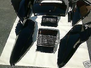 COMPLETE SET OF BLACK HONDA HELIX CN250 FUSION CN 250 SCOOTER UPPER PANELS-image