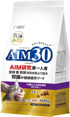 AIM30 Kidney health care for indoor cats over 15 years old 600g Chicken Flavor-image