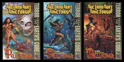 The Land That Time Forgot Pellucidar Terror from Earths Core Comic Set 1-2-3 B-image