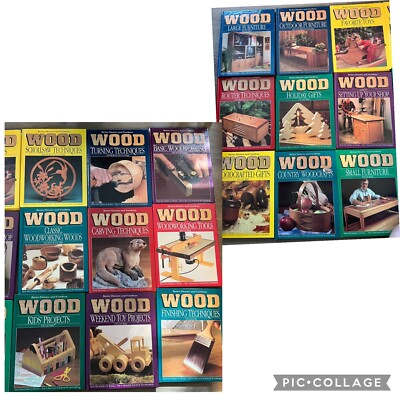 Better Homes and Gardens WOOD Craft Build LOT OF 18 Hardcover Books-image