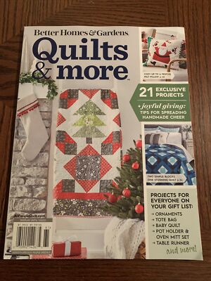 Better Homes & Gardens - Quilts & More - Winter 2021 - Patterns -  no ads -  NEW-image
