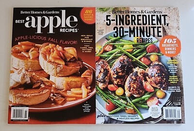 Better Homes & Gardens Best Apple Recipes + 5-Ingredient 30-Minute Recipes Lot-image