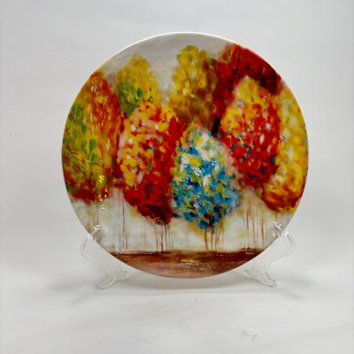 Pier 1 Imports Autumn Trees Salad Plate-image