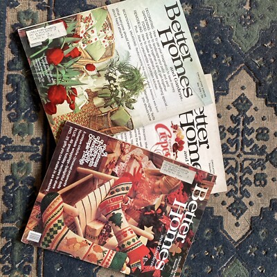 Better Homes & Gardens ~ 3 Issues ~ May - September - December - 1976-image