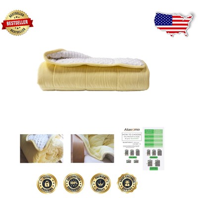 20lb Cozy Reversible Weighted Blanket - Enjoy Gentle Sleep Embrace Anywhere-image