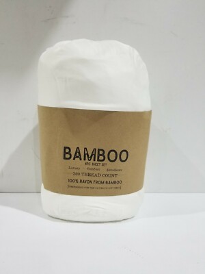 Becky Cameron 4-pc White 300 Thread California King Sheet Set IEH-4PC-BAM-CK-WH-image