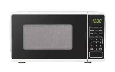 Countertop Microwave Oven Kitchen Office 700 Watt LED Display 0.7 Cu Ft Capacity-image