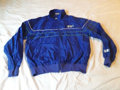 Vintage NFL Seattle Seahawks Starter Light Weight Jacket Wind Breaker Mens XL ~9-image