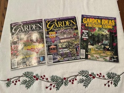 Vintage Lot of 3 1993-1995 Better Homes & Gardens Garden Products & Planning Mag-image