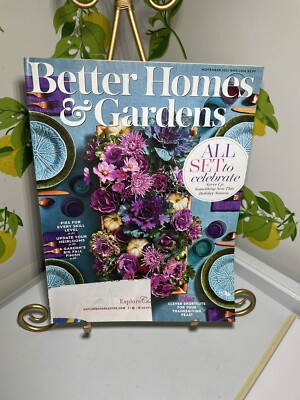 Better Homes & Gardens Magazine Thanksgiving 2021 All Set To Celebrate-image