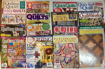 QUILT MAGAZINES Quilting FONS PORTER'S Better Homes McCALLS Australian Lot of 17-image
