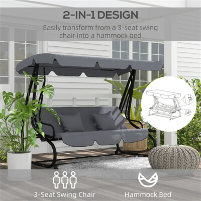 Cozy Outdoor Patio Swing Chair with Cushions for Relaxation and Comfort-image