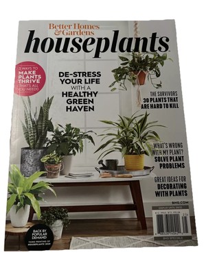 Plants Better Homes & Gardens 2022 NEW Magazine HousePlants Problem Gardening-image