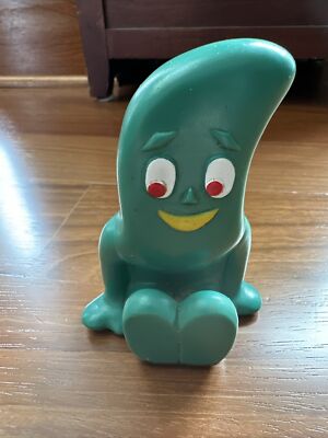 RARE Vintage 1966 Gumby Dancing Wind Up Toy by Lakeside 3” 100% Original EUC-image