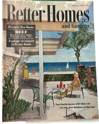 Vintage - Better homes & garden - February 1958 - Roses & Beef-image