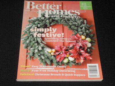 2010 DECEMBER BETTER HOMES & GARDENS MAGAZINE - SIMPLY FESTIVE COVER - E 2790-image