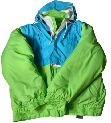 Vintage 90s Authentic Nevica Ski Jacket w/ Zip Off Sleeves Mens Size 40 Medium-image